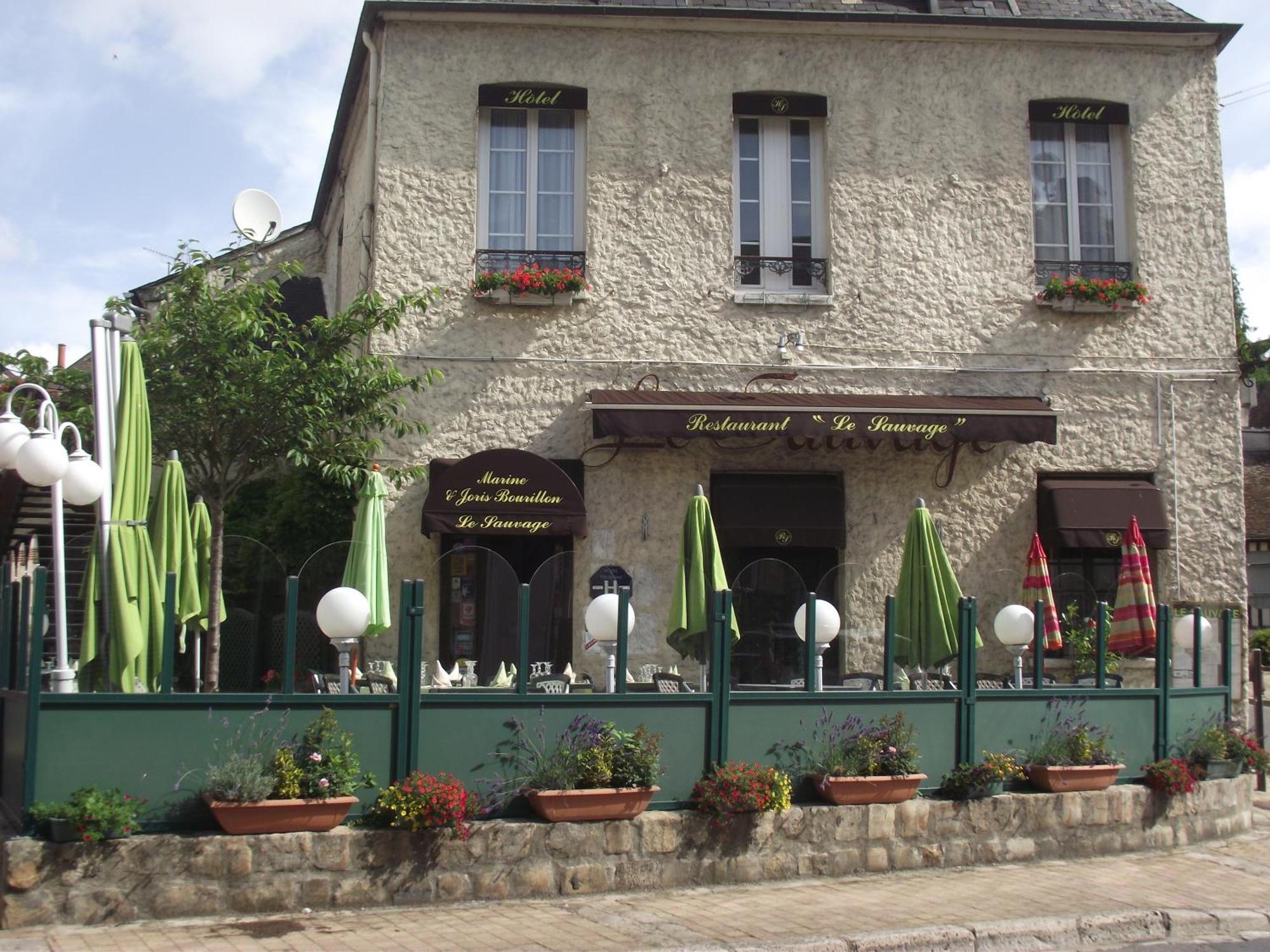 Le Sauvage Hotel Château-Renard Exterior foto